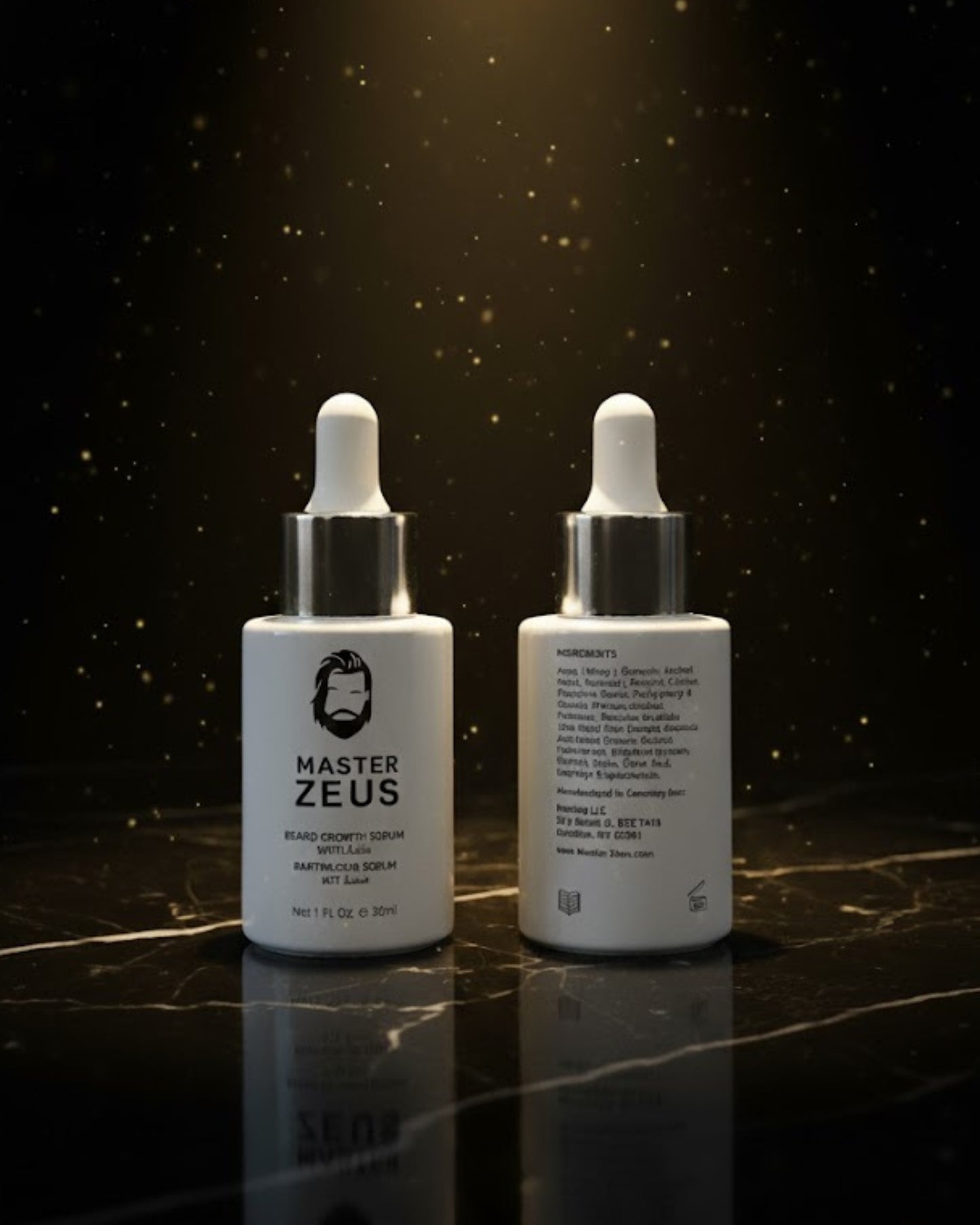 🧔‍♂️ MASTER ZEUS®️ BEARD & HAIR GROWTH SERUM – WITH BIOTIN & CAFFEINE